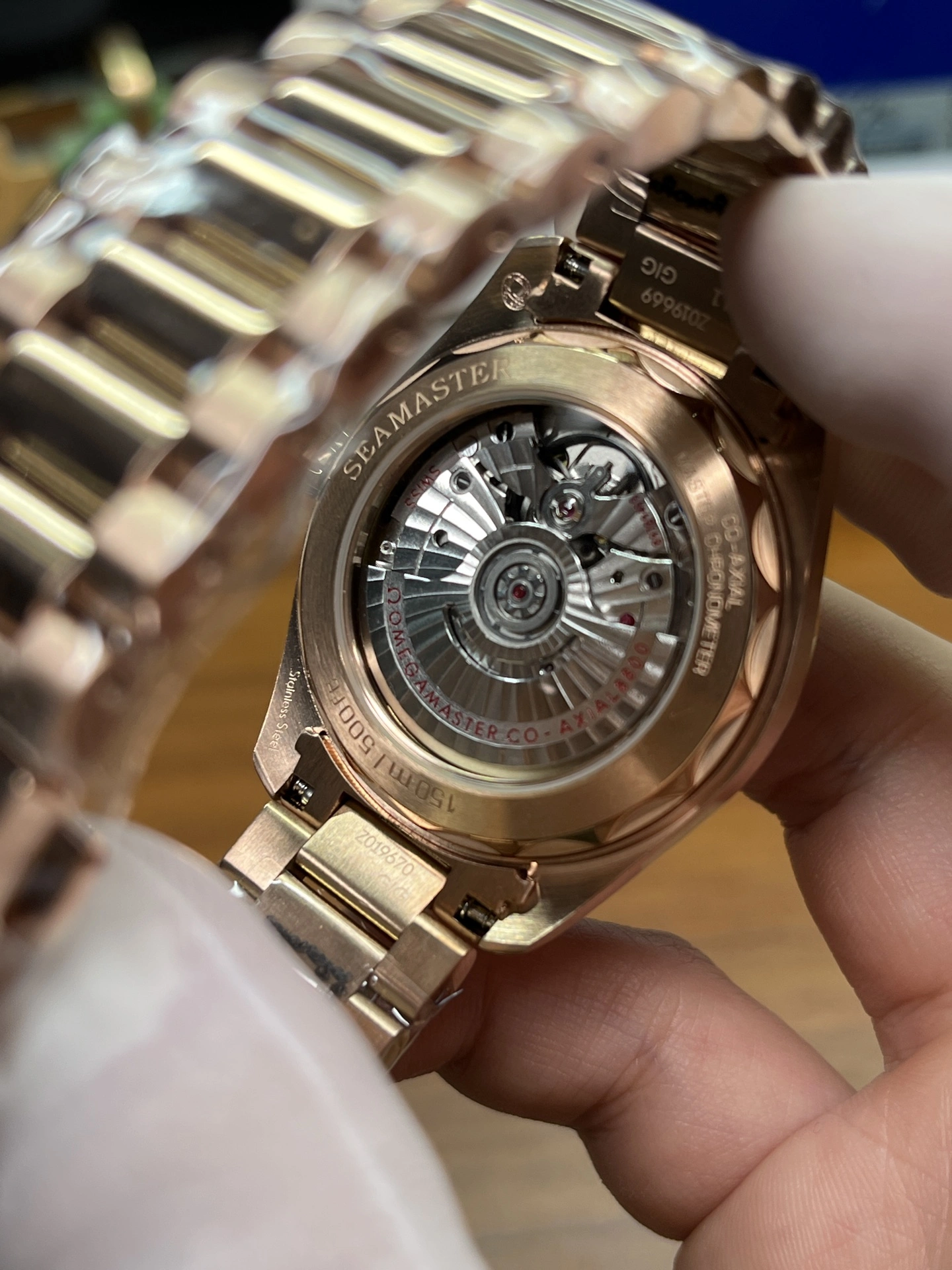 Original CBD Factory Omega Seamaster Aqua Terra 150M 41.5mm Full Red Gold Grey Dial (231.50.42.21.06.002) 1:1 Super Clone – DD8500 Movement 215